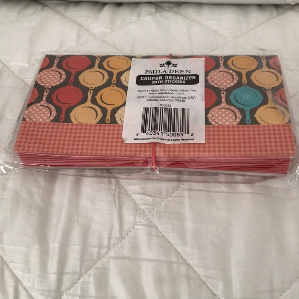 Paula Deen Coupon Organizer with Stickers - Picture 4 of 4